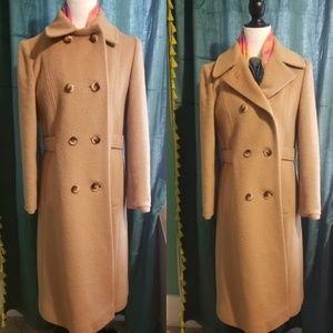 Wool trench coat